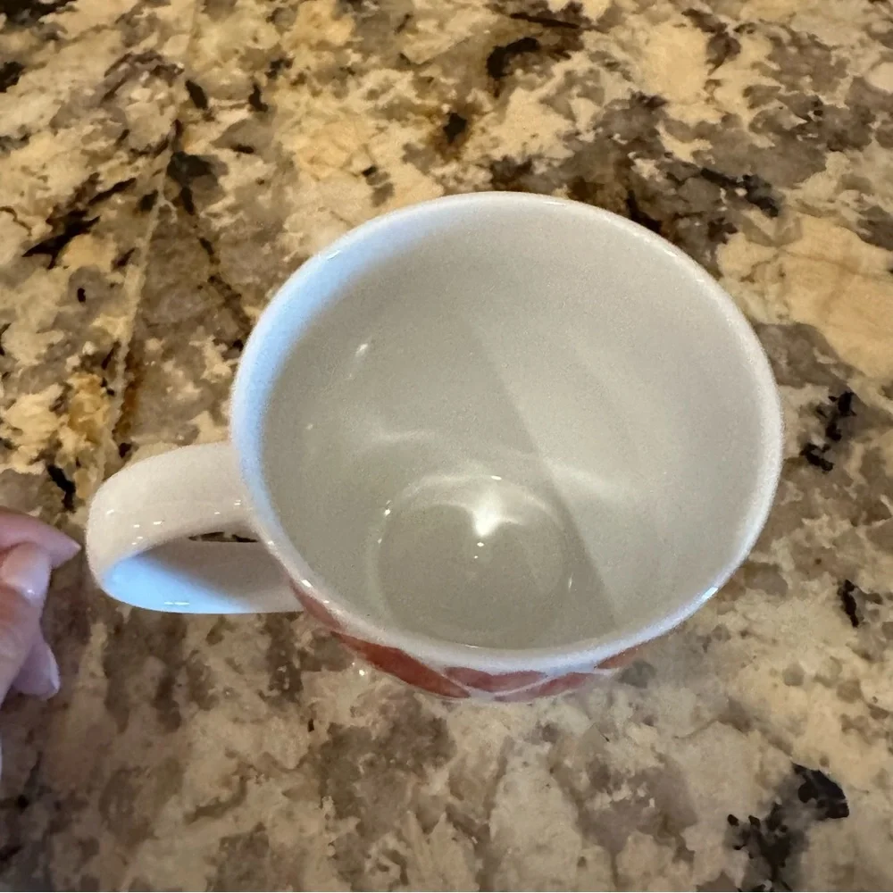 Crate&Barrel Valentine Heart Love Mug Retired
